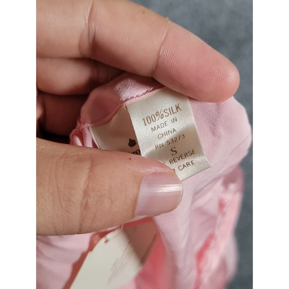 NWT 90s Victoria's Secret Second Skin Satin Panties Hi-Cut Underwear Small Pink